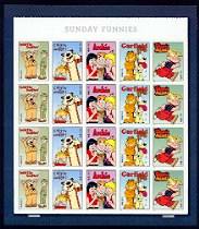 Sunday Funnies Mint Sheet of 20 Stamps United States, 2010